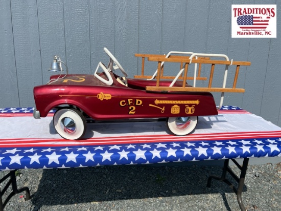 Fire Truck Themed Pedal Car No 2