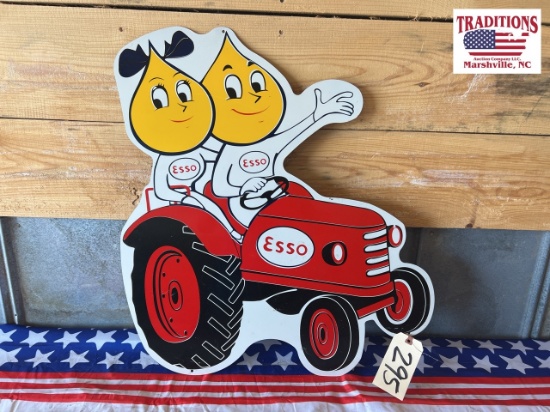 Esso advertisement sign 24“ x 27“
