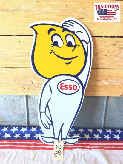 Esso advertisement sign 16“ x 32“