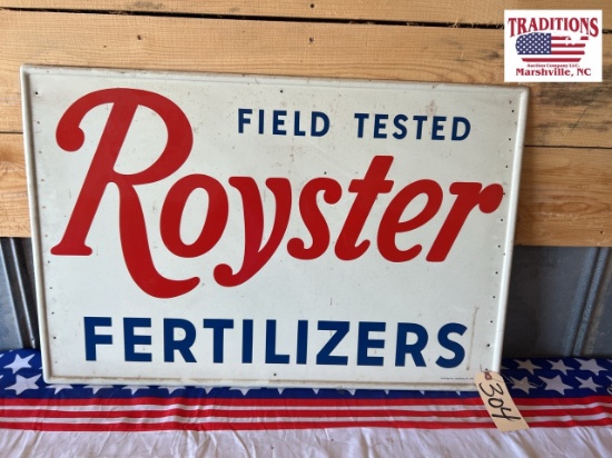 Royster fertilizers advertisement sign