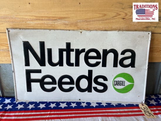 Nutrena Feeds Advertising Sign 36 x 20“