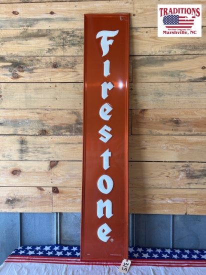 Fire stone advertising 13 1/2 x 72"