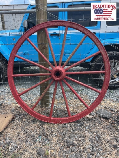 Wood Wagon Wheel 56 inches