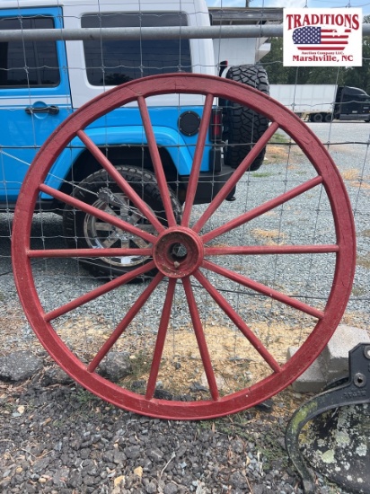 Wood Wagon Wheel 56 inches