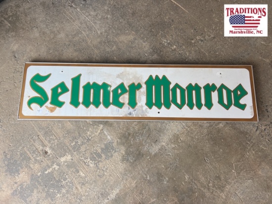 Selmer Monroe Advertising Sign 72" x 18.5"