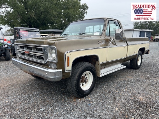 1976 GMC 1500 4x4 VIN 8061