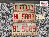 Lot of 3 NC 1975 Tags