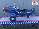 Air Flow Collectibles Blue Pedal Plane