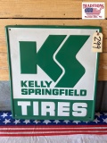 Kelly Springfield tires advertising sign 24“x26