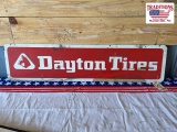 Dayton tires advertisement sign double sided 48“