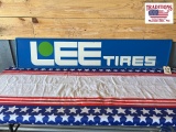 Lee tires advertisement sign 60 x 12