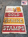 Gold Strike Stamps Advertising Sign 46