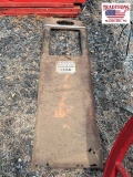 Gas pump panel