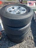 Set of 4 Toyota 6 Lug Wheels w Hankook P245/75R16