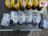 6 Blue E Track Straps