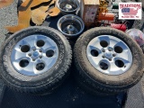 Set of 4 Jeep Factory Wheel w Bridgestone Tires
