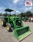 John Deere 5075E with 512 Loader / bucket