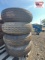 (4) 8-14.5MH Trailer Tires & Wheels