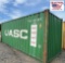 24ft x 8ft x 8ft Shipping Container - GREEN