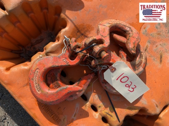 (6) ½" Orange Hooks