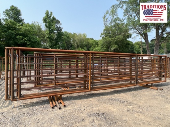 (5) 24ft Heavy Duty Freestanding Panel