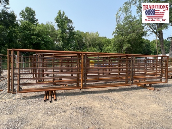(5) 24ft Heavy Duty Freestanding Panel