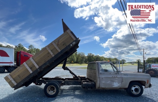 1979 GMC C35 Dump Truck VIN 8292