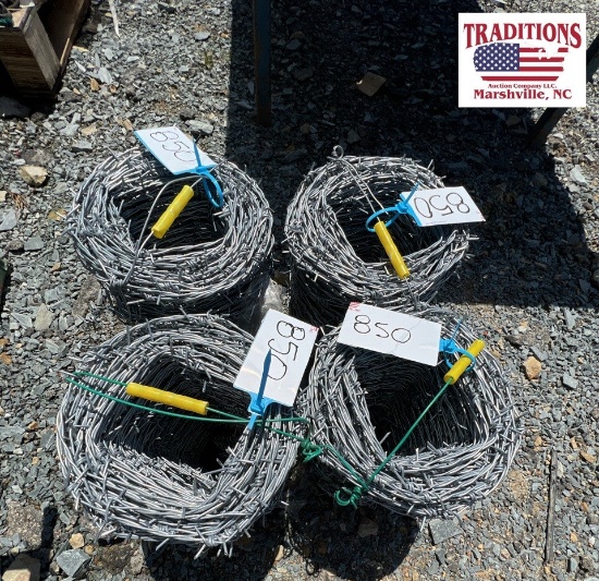 (4) Spools of Barbwire