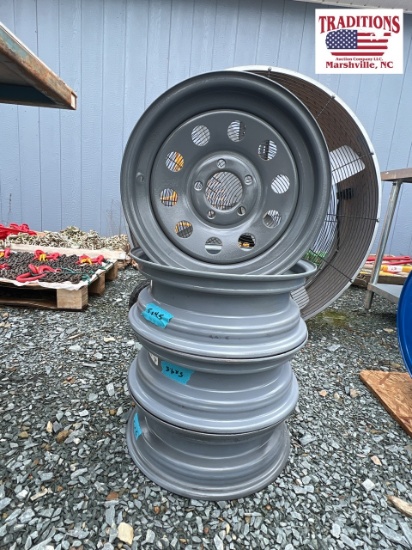 (4) 15" 5 Lug Wheels