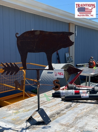 Pig Weathervane