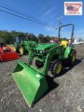 John Deere 3025E 4x4 Tractor with 300E Loader