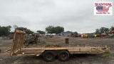 6.5ft x 18ft Tandem Axle Trailer - NO TITLE