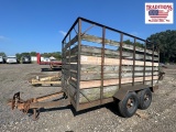 Home-built 6X12 Livestock Trailer - NO TITLE