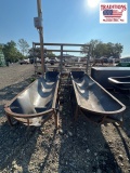 (2) Feed Bunks