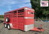 2001 Ponderosa Livestock Trailer VIN 1237