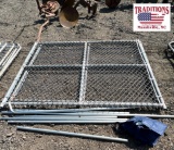 (2) 91in X 6ft Chainlink Panels