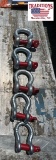 Set of (5) Screw Pin Anchor Shackles
