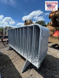 (23pc)Portable Galvanized Interlocking 4x7ft Fence