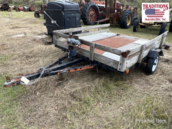 6.5ft x 8 Tilt-Bed Trailer VIN 1557