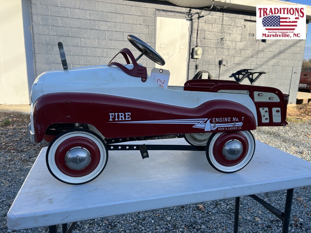 GearBox Fire Truck Pedal Car Proxibid