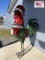 6 ft Tall Christmas Metal Rooster