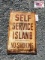Self Service Island Sign 36