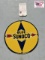Sunoco porcelain sign 11 3/4 round