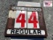 Flip number gas price sign