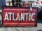 Atlantic Double Sided Porcelain Sign with