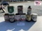 Mixed lot of 9 Texaco Oil cans