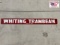 WHITING TRAMBEAM Sign 48x5