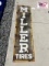 Miller Tires porcelain advertising sign 20
