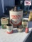 Mixed lot of 6 Texaco Cans