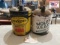 2 Oil Cans - Wolf’s Head, Pennzoil